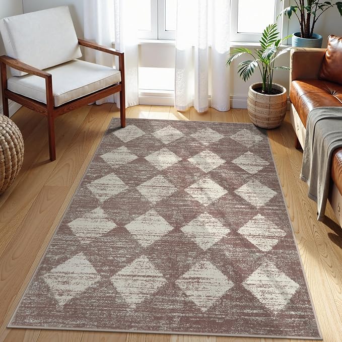 Lahome Zelie Moroccan Treills Area Rug, 3x5 Rugs by Lahome