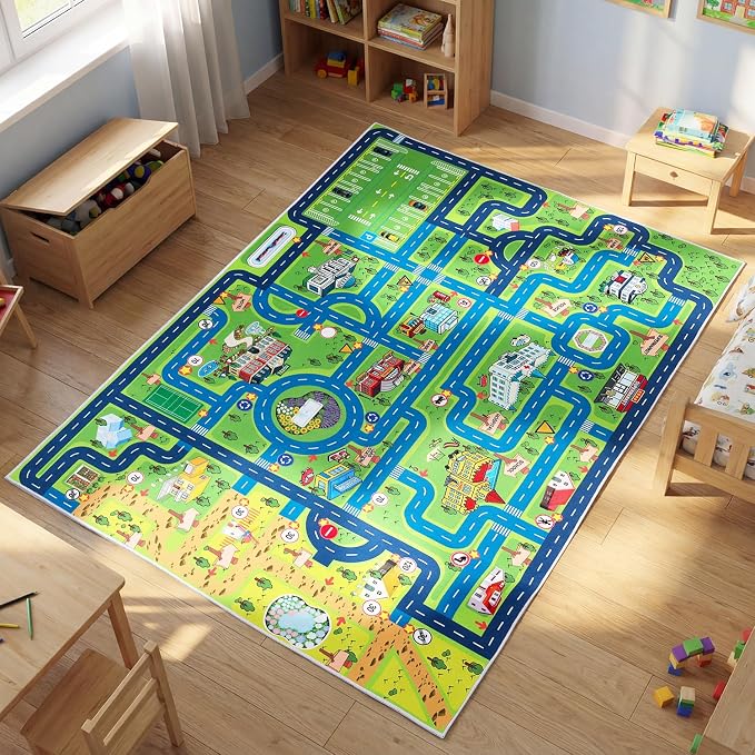 Esup 4'x6' Non-Slip Kids Rugs Perfect - Image 5