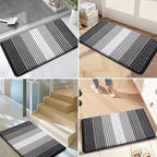 Kitinjoy Indoor Outdoor Door Mat, 48x32 Non-Slip Absorbent Dirt Trapper - Image 6