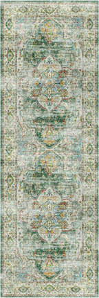Madane Runner Rug 2'6''x8' Kitchen Runner, Hallway Runner Printed Vintage - Image 3