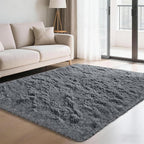 Fluffy Rug Shag Area Rug, Small Bedside Rug, Soft Fluffy Shag Entryway Throw by Yongyangjuxi