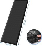 Mattitude 4/5 Inch Thick Kitchen Mat Cushioned Anti-Fatigue Floor Mat Water - Image 2