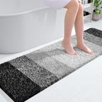 OLANLY Bathroom Runner Rugs Mat 59x17, Extra Soft Absorbent Microfiber Bath Rugs by OLANLY