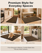 Mibao Super Absorbent Front Door Mat, 29.5" x 17", Non-Slip Washable Indoor - Image 7