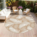 Pauwer Waterproof Outdoor Rug 8ft, Reversible Plastic Straw Patio Camping Rug by Pauwer