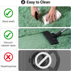 qulint 3x5 Area Rug for Bedroom, Fluffy Sage Green Rug for Living Room Cozy - Image 4