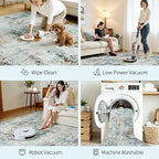 Area Rugs 8x10 Living Room: Large Soft Washable Rug Modern Abstract Anti-Skid - Image 5