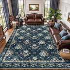 Lessymo Large Area Rugs 9x12 for Living Room, Soft Washable Rug for Bedroom by Lessymo