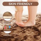 Ultra Soft Rug for Living Room, 4X6 Fluffy Shag Area Rug for Bedroom, Modern - Image 6