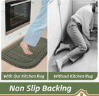 BEQHAUSE 24x40 Inch Kitchen Rug Mat Durable Kitchen Rugs Non-Slip Washable - Image 6