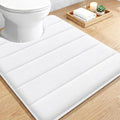 OLANLY Memory Foam Toilet Rugs U Shaped 24x20, Super Soft Absorbent Contour by OLANLY