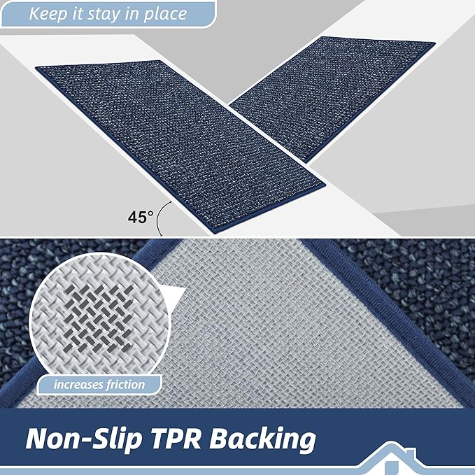 BEQHAUSE Dirt Trapper Door Mat 36" x 60", Non-Slip Washable Doormats Entrance - Image 6