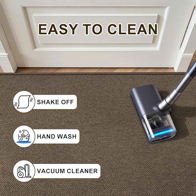 Ultra Thin Door Mat Indoor Entrance 24"x36", Low-Profile Indoor Door Mat - Image 5