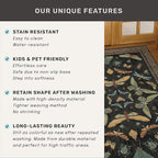 Black Insect 2'6"x8' Washable Non Slip Runner Rugs - Image 7