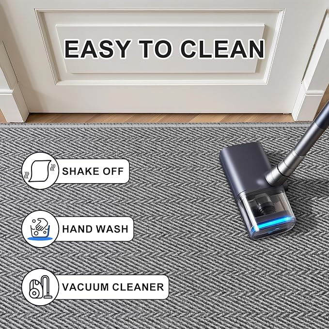 Ultra Thin Door Mat Indoor Entrance 36"x59", Low-Profile Indoor Door Mat - Image 7