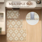 MatEssenz 2x3 Washable Entryway Rug, Woven Boho Geometric Indoor Front Door Mat - Image 8