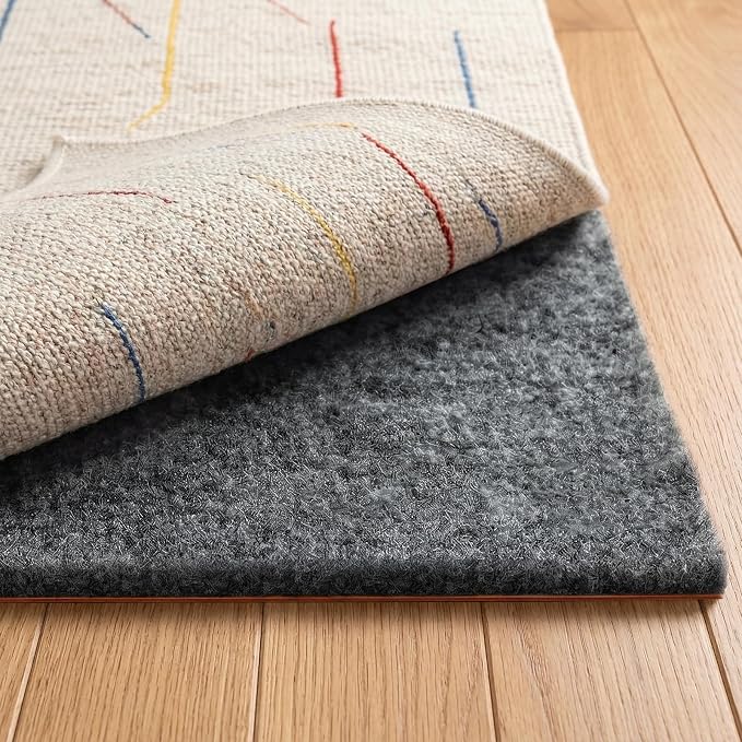 Rug Pad 2 x 10 Ft Non-Slip, Felt and Natural Rubber Backing, 1/4" Thick - Image 8