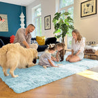 OLANLY Area Rugs for Living Room Bedroom, Machine Washable 4x5.9 ft Soft Fluffy - Image 8