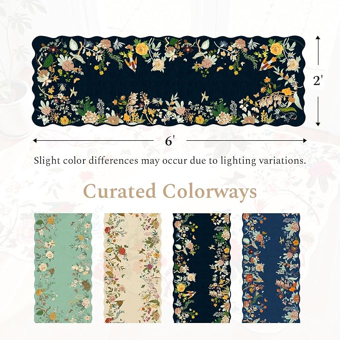 Rugflix 2x6 Runner Rug for Hallway, Washable Kitchen Runner Non Slip, Soft Low - Image 2