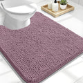 OLANLY Toilet Rugs U-Shaped 24x20, Extra Soft Absorbent Chenille Contour by OLANLY