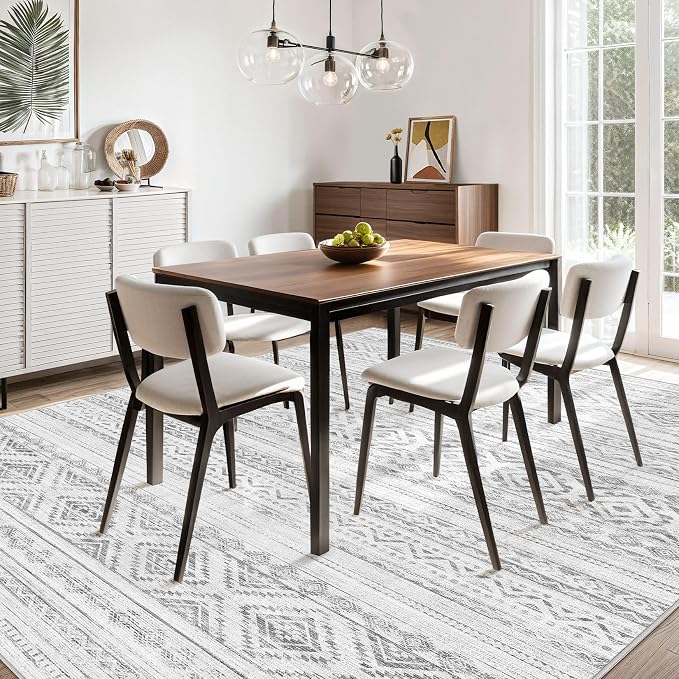 cotiled 5x8 Area Rugs Living Room Rug: Washable Boho Rugs - Image 8