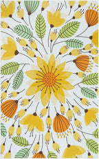 Lahome Floral Indoor Outdoor Rug, 5x8ft Non-Slip Outdoor Patio Rug - Image 7
