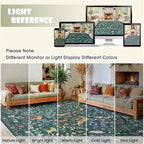 Runner Rug Washable Runners Kitchen Rugs Non Slip Neutral Floral Carpet Low Pile - Image 7