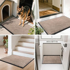 Mibao Front Door Mat Indoor Entrance, 29.5" x 17", Dirt Trapper Welcome Mat - Image 6