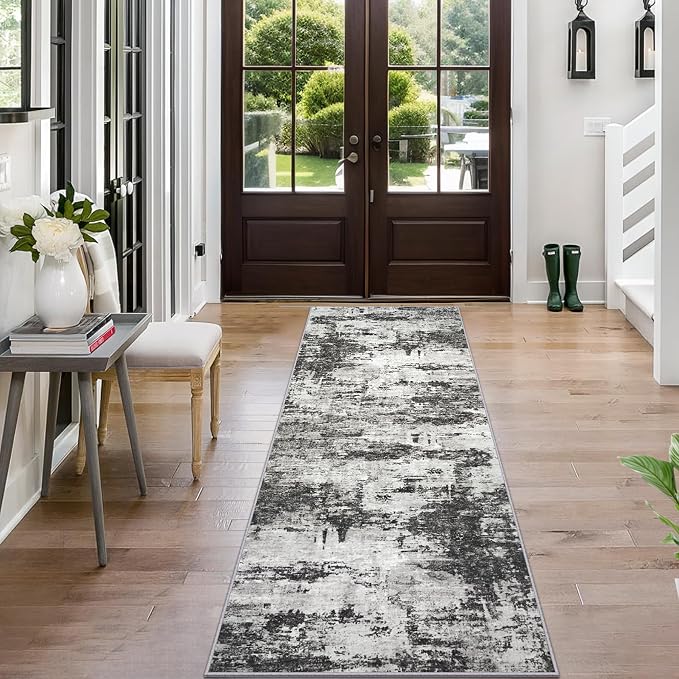Runner Rug 2'6''x8' Washable Runner Rug: Machine Washable Kitchen Area Rug - Image 3