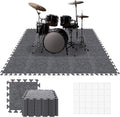 20 Pieces Sound Absorbing Interlocking Floor Mats, 11.8 x 11.8 x 0.4 inches by LITLANDSTAR