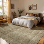 10x12 Area Rugs for Living room: Bedroom Rug Washable Vintage Stain Resistant - Image 4