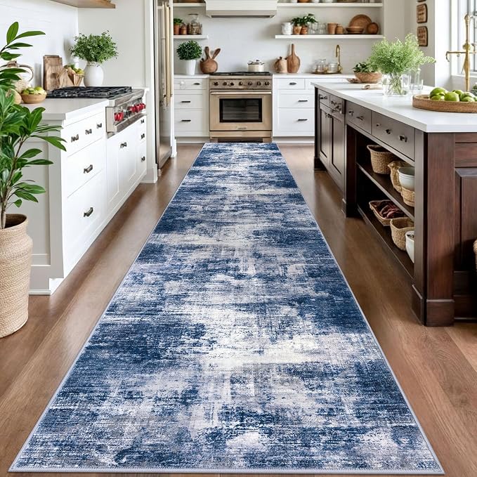 IOHOUZE Abstract Runner Rug 3x16 Ft Washable Runners - Image 3