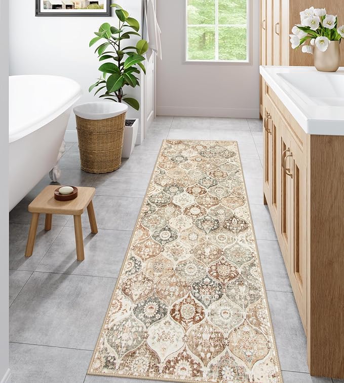 Lahome Moroccan Hallway Rug, Ultra-Thin Oriental Carpet - Image 6