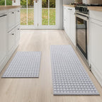 YDKGL Kitchen Mat Kitchen Rugs Sets of 2 PCS Non Slip Washable, Super Absorbent by YDKGL