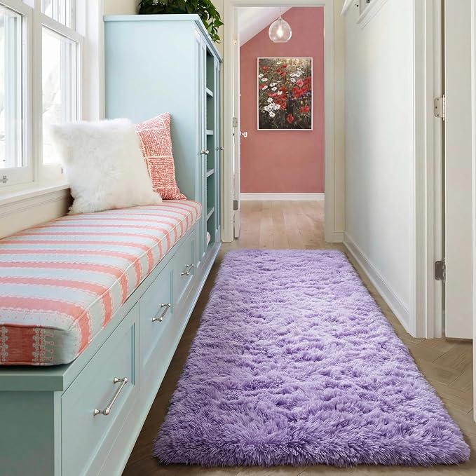 ONASAR Light Purple Runner Rugs - Image 7