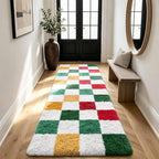 Shag Runner Rug for Bedroom Living Room 2x6 Upgrade Non-Slip Fluffy Soft - Image 4