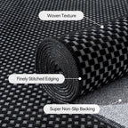 YDKGL 2x6 ft Kitchen Runner Rug Mat Non Slip Boho Woven Hallway Runner Washable - Image 5