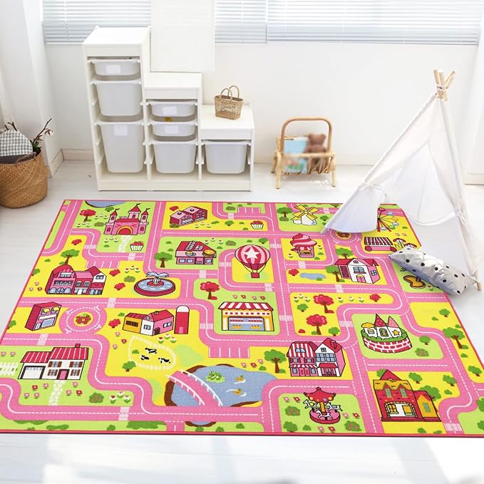 Capslpad Kids Play Rug 6.6x5.0 ft Large Size Kids Rug - Image 3