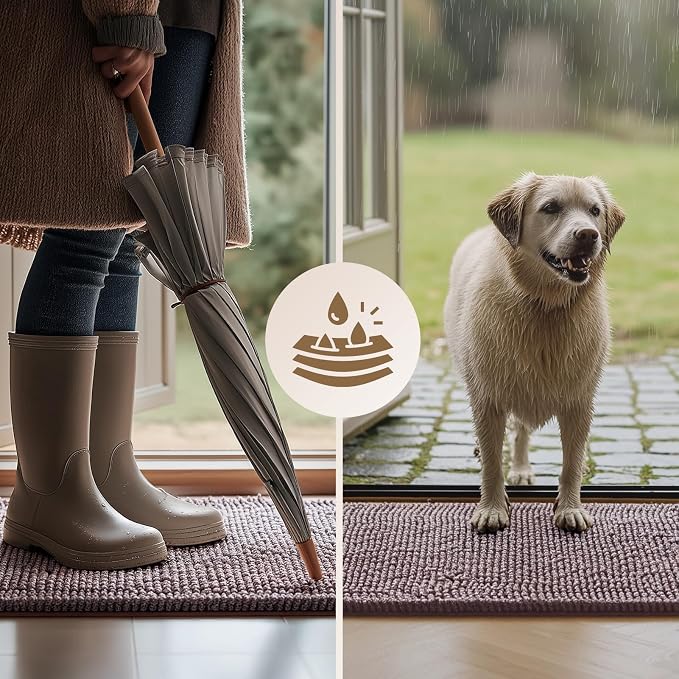 EHEYCIGA Super Absorbent Dog Door Mat - Image 4