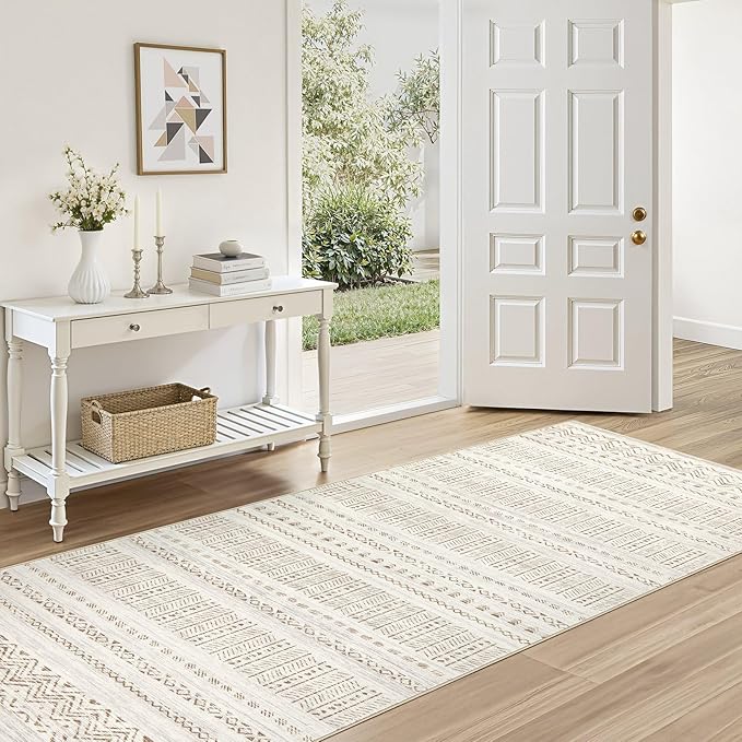 cotiled Washable 3x8 Runner Rugs: Washable Boho Rugs by COTILED