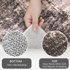 IOHOUZE Abstract Runner Rug 3x6 Ft Washable Runners - Image 3