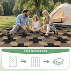 GENIMO Outdoor Rug for Patio Clearance, Lightweight Waterproof RV Camping Mat - Image 6