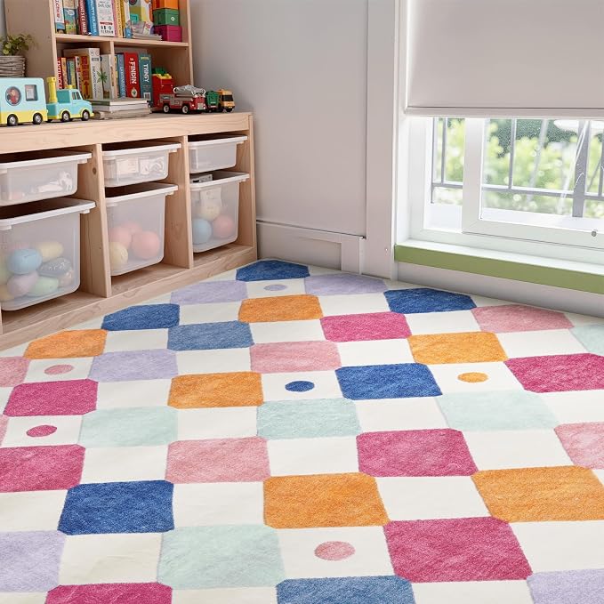 jinchan Macy 8x10 Kids Area Rug - Image 3