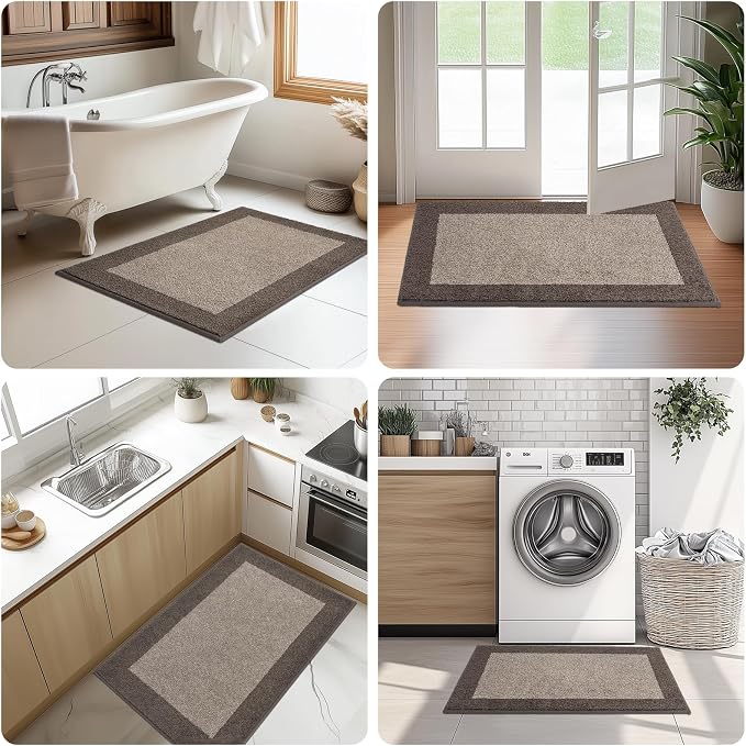 Washable Area Rug 48" x 48", Non Slip Kitchen Rug - Image 7