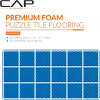 CAP Puzzle Exercise Mats | 3/4” Thick EVA Interlocking Foam Tiles - Image 2