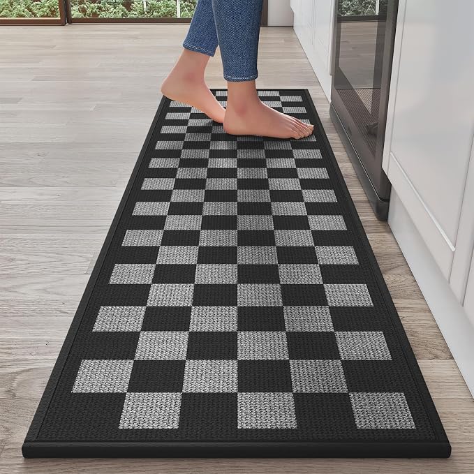 YDKGL Kitchen Runner Rugs Non Slip Washable, Super Absorbent Kitchen Mats by YDKGL