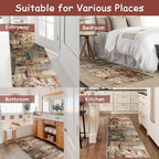 Lahome Washable Kitchen Runner Rug Non Skid, 2x7 Soft Bedroom Rug Runners - Image 5