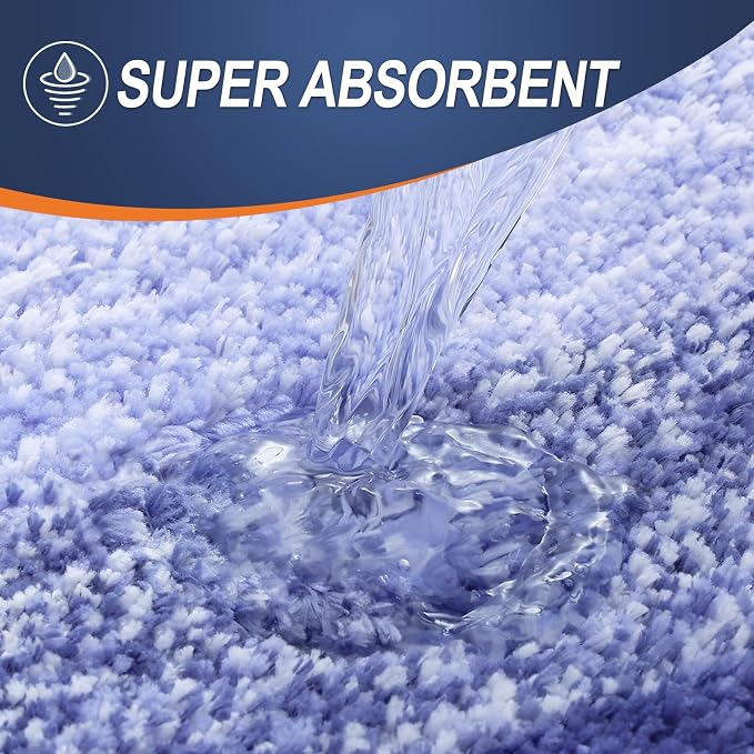 OLANLY Bathroom Rugs Mat 30x20, Extra Soft Absorbent Microfiber Bath Rugs - Image 4