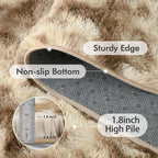 8x10 Ft Extra Large Shag Rugs for Living Room, Tie Dyed Ultra Soft Fluffy Furry - Image 5