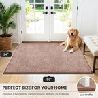 PURRUGS Dirt Trapping Door Mat 34" x 59", Non-Slip Machine Washable Entryway Rug - Image 8